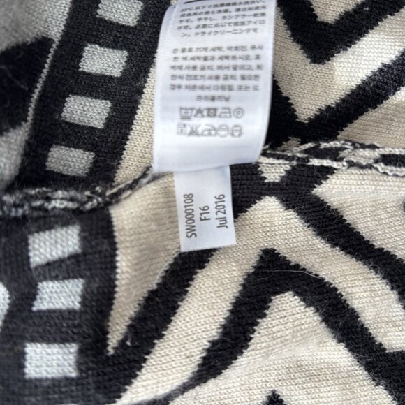 Smartwool Camp House Wrap Cardigan (Sz M) Southwestern Print Merino Wool Blend - Picture 7 of 8